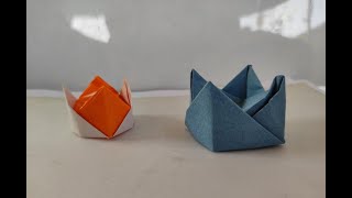 DIY Paper Crown | How to make paper Crown | Craft Ideas | Paper Crown Origami