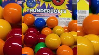 Thunderbolts Sour Center Gumballs for Bulk Vending by Bubble King