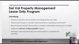 Del Val property Managment   Silver lease Only Plan