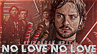 no love ft.tobey maguire ||spiderman edit status||no love song edit status