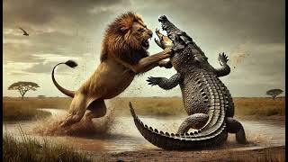 Lion vs. Crocodile: Epic Savannah Showdown | Who Will Win?