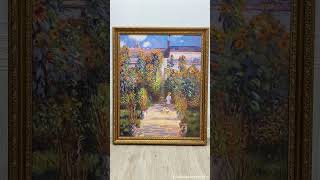 The Artist's Garden at Vétheuil | Claude Monet Oil Painting Reproduction for Sale