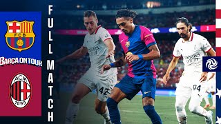 FULL MATCH | FC BARCELONA vs AC MILAN | USA TOUR 2024 💙❤️