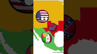 Historia de Estados Historicos 🇺🇲 (En casi 1 minuto) #countryballs #humor #viral #shorts #polandball