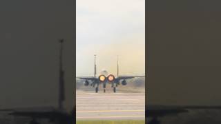 Insane FULL AFTERBURNER Multiple Fighter Jets Take Off! #f15 #usaf #afterburner