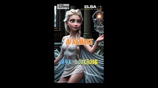 Disney Frozen Elsa of Arendelle   4K AI Lookbook Model Gallery 1 Video ARAI