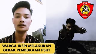 Warga IKSPI lakukan gerakan pembukaan PSHT.