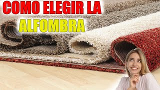 Cómo elegir la alfombra para un espacio