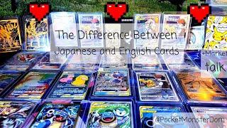 The Difference Between Japanese and English Pokémon Cards! + (Market Talk) Don't panic buy 🔪