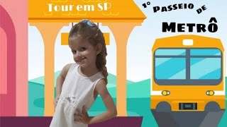 Tour pelo metrô de SP! #passeio #férias #vacation #saopaulo