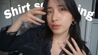 ASMR shirt scratching, collarbone tapping, jewelry tapping AGGRESIVE💍👑