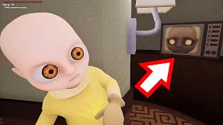 КТО ЭТО ?! ЛЫСЫЙ В ТЕЛЕВИЗОРЕ ?! ИГРА The Baby In Yellow