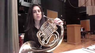 Anthem, French Horn Solo, First Recital Series