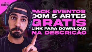 PACK COM 5 PSD'S EDITÁVEIS DE PRESENTE PARA VOCÊ!