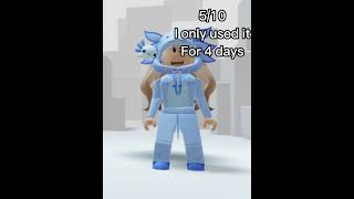 Rating my past avatars! #roblox #edit #fypシ #ratethefit