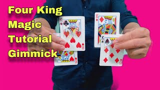 Four King MAGIC Trick TUTORIAL