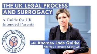 SURROGACY LEGAL PROCESS FOR UK INTENDED PARENTS w/ Attorney Jade Quirke