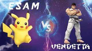 ESAM (Pikachu) Vs. Vendetta (Ryu) ($20 Money Match, BO5)