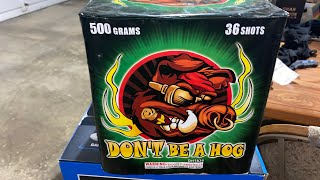 Don’t be a hog 36 shots 💥💥 #fireworks #pyro #FireworkFriday