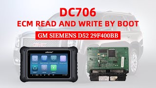 OBDSTAR DC706 Read Write GM Siemens Continental D52 29F400BB ECM by BOOT - Cardiagtool