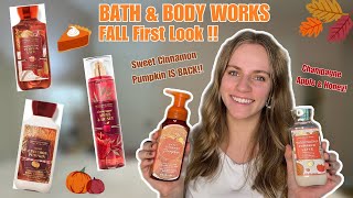 Bath & Body Works FALL First Look | Sweet Cinnamon Pumpkin, Marshmallow Pumpkin Latte & more!!