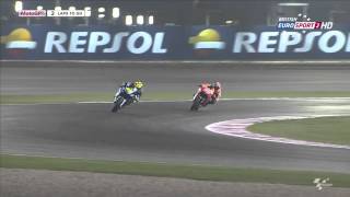 Rossi vs Marquez losail @qatar 2013