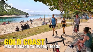 4K Miami Beach Australia Bike Ride - 20km Miami to Tweed Heads - Virtual Bike Ride on New Bike