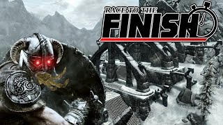 Skyrim Golden Claw Speedrun Race | Race to the Finish