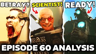 SKIBIDI TOILET UPRISING, TV MAN POWERS!? - Episode 60 ALL SECRETS & Easter Egg Analysis Theory