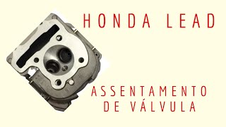 Honda Lead teste de vazão das válvulas do cabeçote