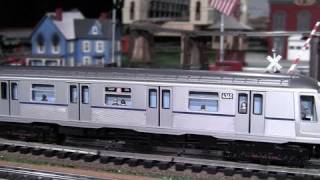 MTH Premier NYC BMT/IND R40 O-Gauge Subway Set in True HD 1080p