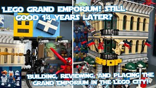 LEGO Grand Emporium 14 Years Later! Detailed Review plus Building, and Placing in the LEGO City!