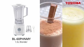 Homemade Milo Smoothie & Orange Juice with Toshiba Ice Blender BL-60PHNMY