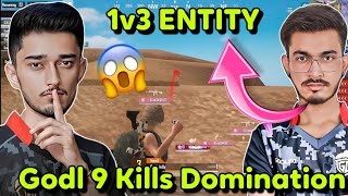 Godl Vs Soul 😱Team Godlike 9 Kills Domination In Upthrust Showdown 🥵 Admino 1v3 ENG 🔥