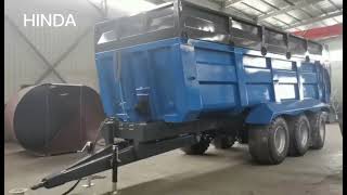 Three axle hydraulic trailer