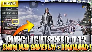 PUBG Lightspeed 0.12 - New Snow Map Vikendi + New Weapon G36C - Gameplay + Download !