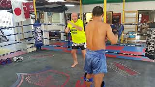 Kambiz Mostofizadeh Training Muay Thai and Muay Lao