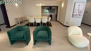 Touring a 33,000,000/= 3 bedrooms apartment in Riverside, Nairobi