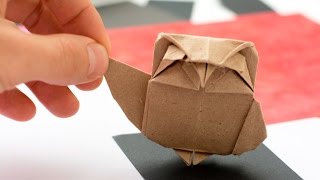 Origami Owl. Paper Owl tutorial