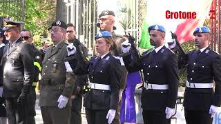 Crotone - 25 Aprile 2024, la cerimonia in Piazza Umberto I