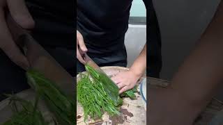 Big Spring Onion Cutting Tricks #cuttingtricks #vegetables #cuttingtrick