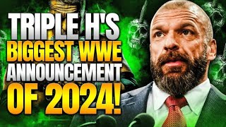 Triple H's Shocking Announcement Will Change Everything! 😱