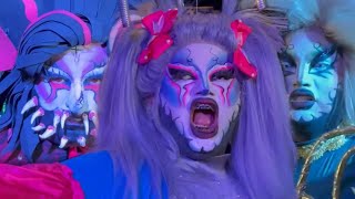 All of Faunyx Creepydoll's Runway Looks from ACARTONADAS: El Desafío ♛