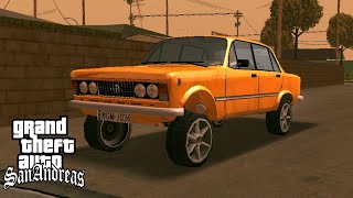 Fiat 125p mod GTA san Andreas (android/PC)