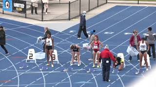 University of Mary's Tereza Bolibruch Competes in 100 Meter Hurdle Preliminaries at Championships