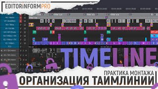 Организация таймлинии (Avid Media Composer) | Практика монтажа