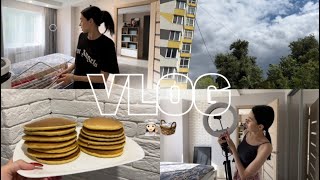 VLOG | уборка на кухне🧺, организация в гардеробной, вкусные панкейки, новинки техники