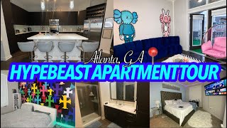 TRENDY HYPEBEAST APARTMENT TOUR IN ATL | Modern Luxury Lifestyle