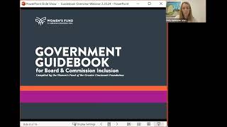 Women's Fund Government Guidebook Release