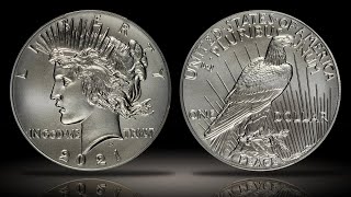 2021 Peace Silver Dollar PCGS MS69 First Strike 100th Anniversary Issue